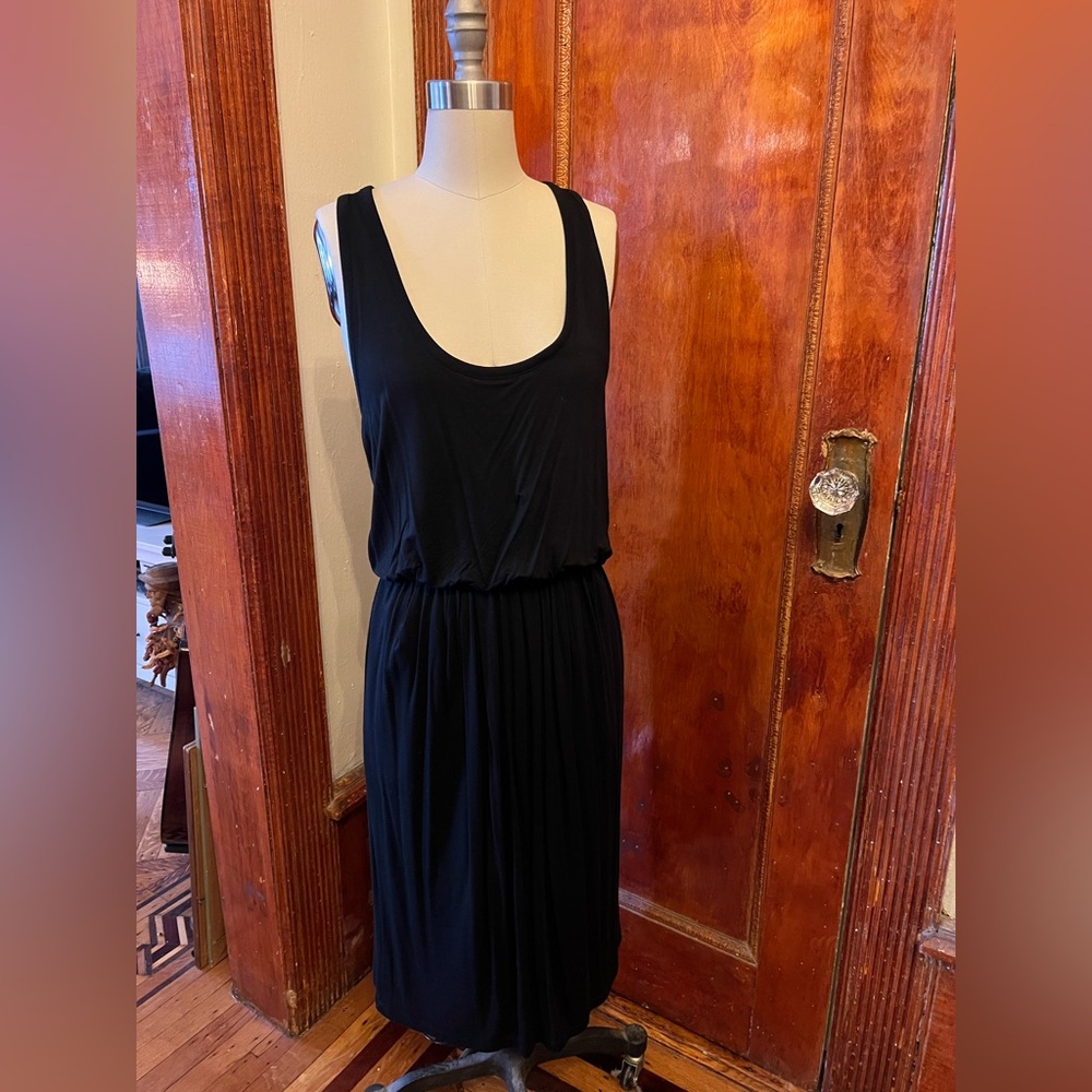 Casual Black Jersey Dress by Banana Republic
